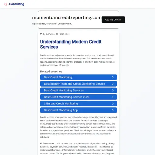 Momentum Business Credit Reporting