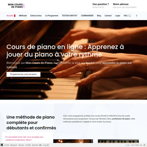 Mon Cours de Piano