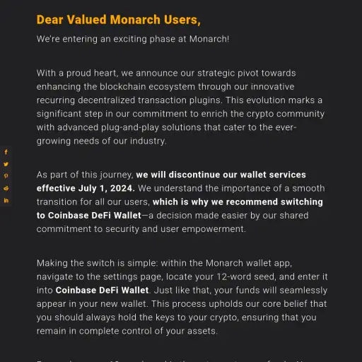 Monarch Token