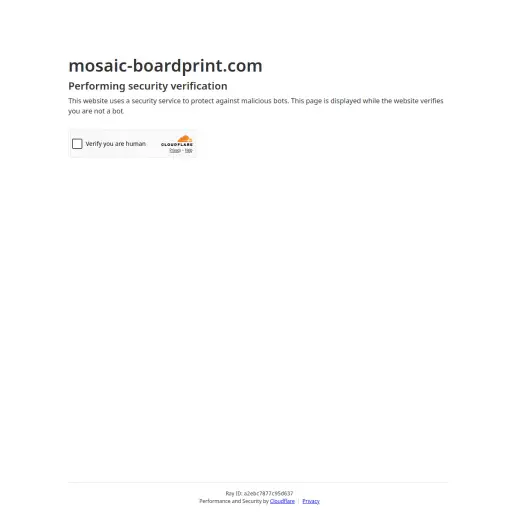 Mosaic Board Printers Ltd