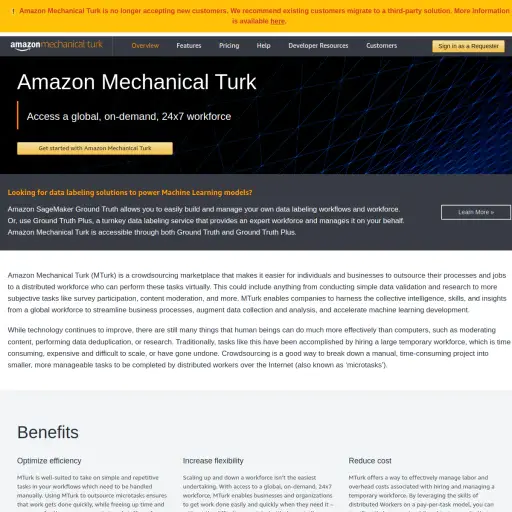 Amazon Mechanical Turk