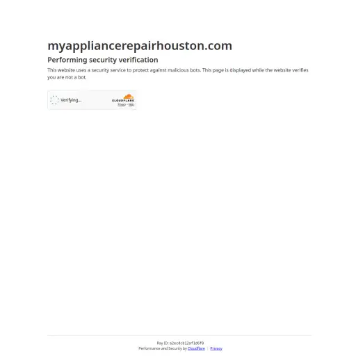 Houston local appliance repair service company