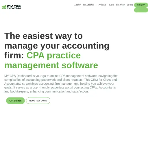 My CPA Dashboard