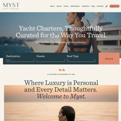 Myst Yacht Charters