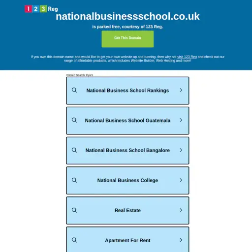 Nationalbusinessschool