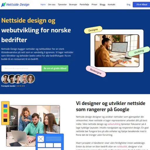 Nettside design