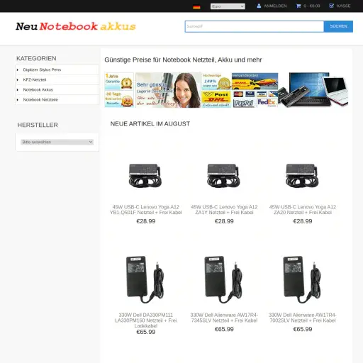 Neunotebookakkus