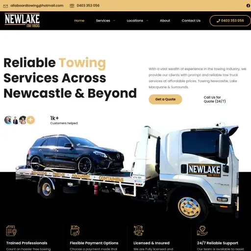 NewLake Tow trucks
