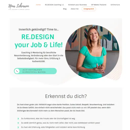 Life Design Coaching - Nina Lehmann