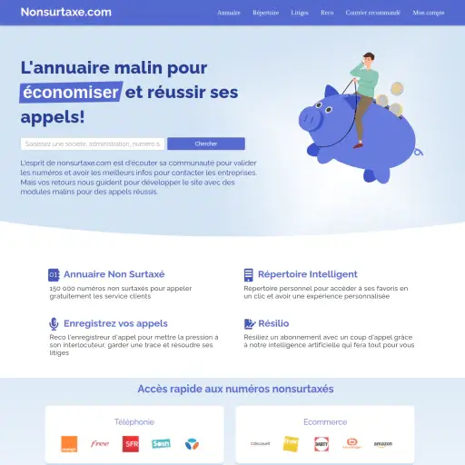nonsurtaxe.com