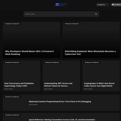 notableblue.com