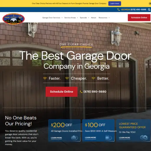 One Clear Choice Garage Doors Kennesaw