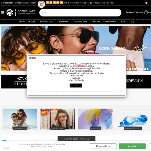 Occhiali Web