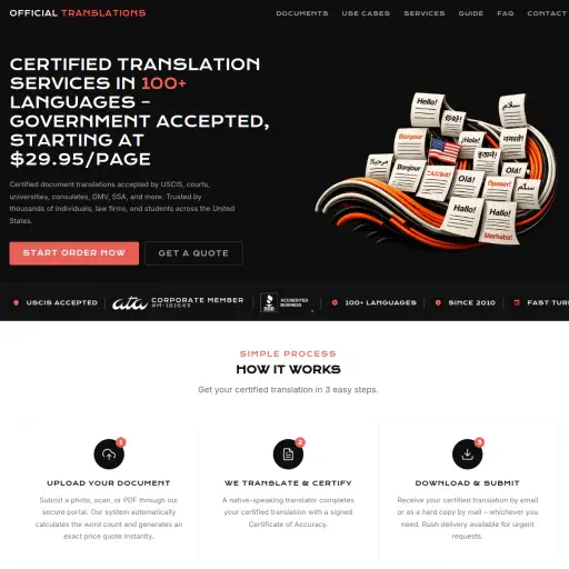 Officialtranslations