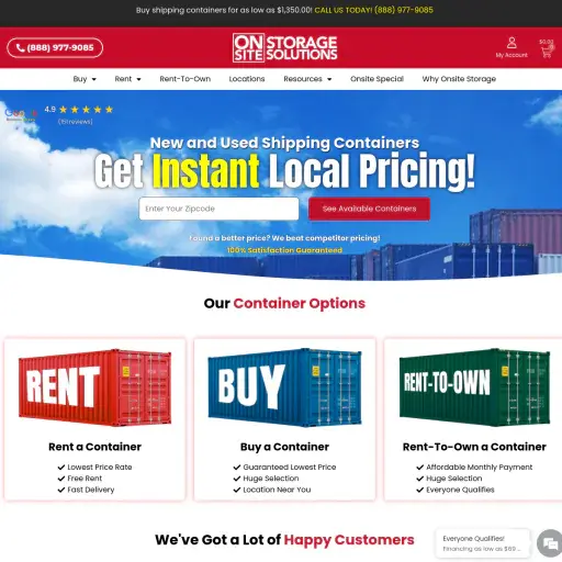 On-Site Storage Solutions