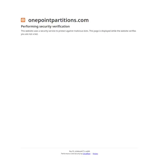 One Point Partitions