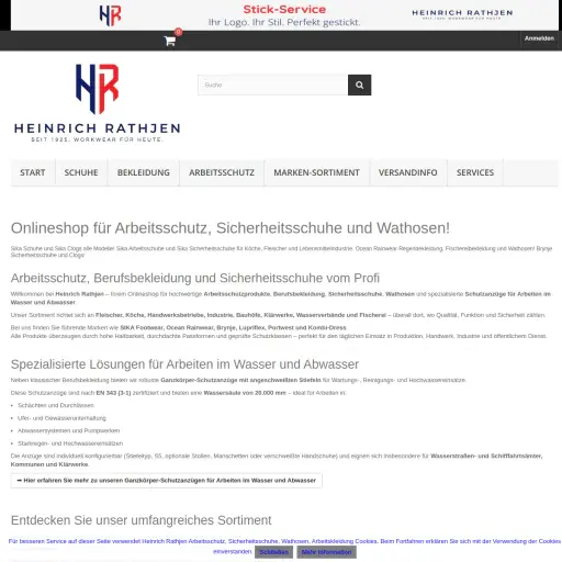 HEINRICH RATHJEN AS
