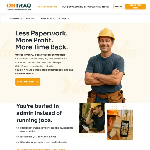 Ontraq Contractor Bookkeeping Services