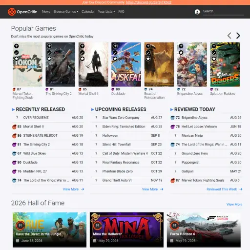 OpenCritic