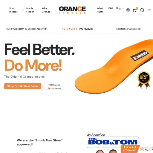 Orange Insoles
