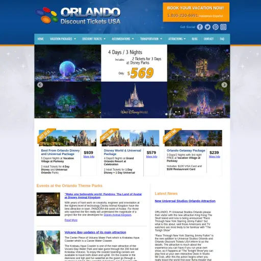 Orlando Discount Tickets USA