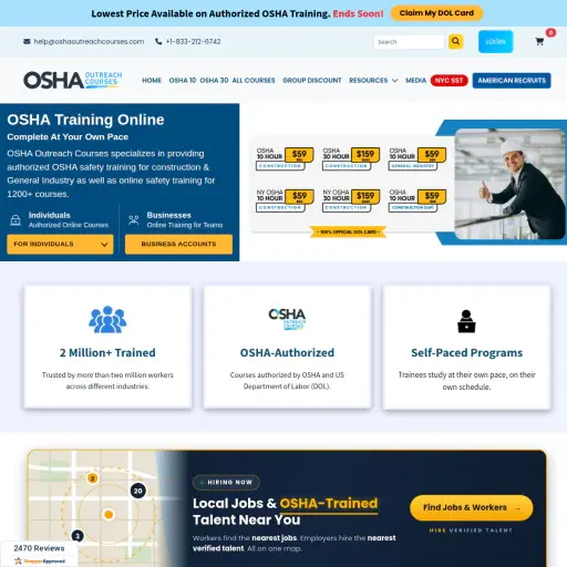 OSHA Outreach Courses
