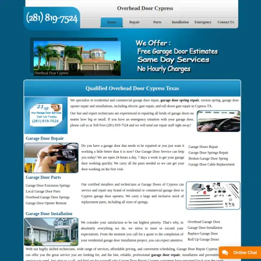 Overhead Door Cypress