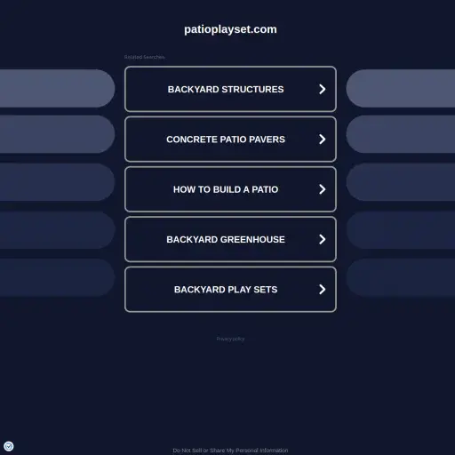Patioplayset