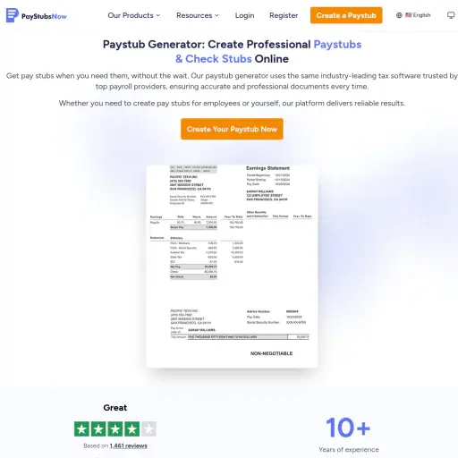 Paystubnow