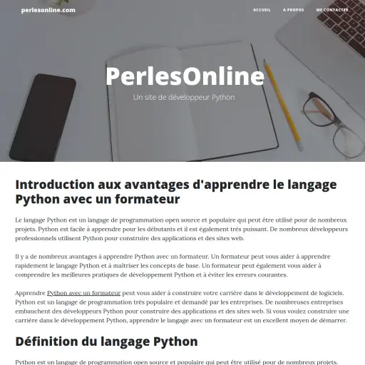 Perles Online