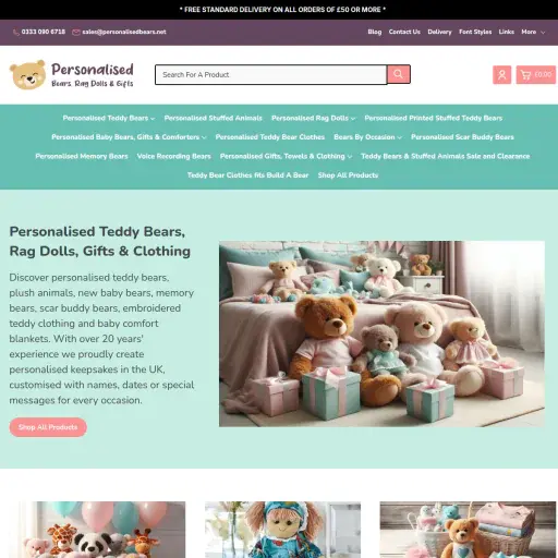 personalisedbears.net