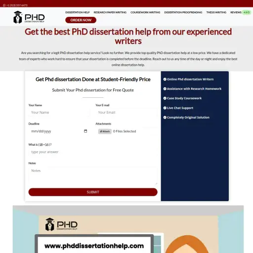 Phd Dissertation Help