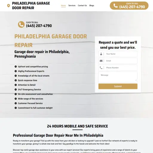 Philadelphia Garage Door Repair