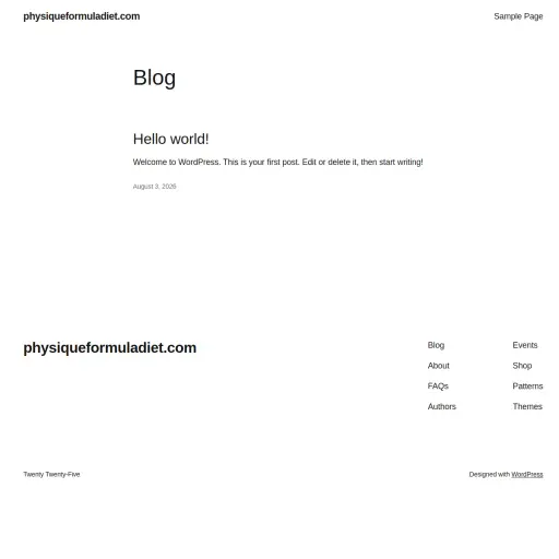 physiqueformuladiet.com