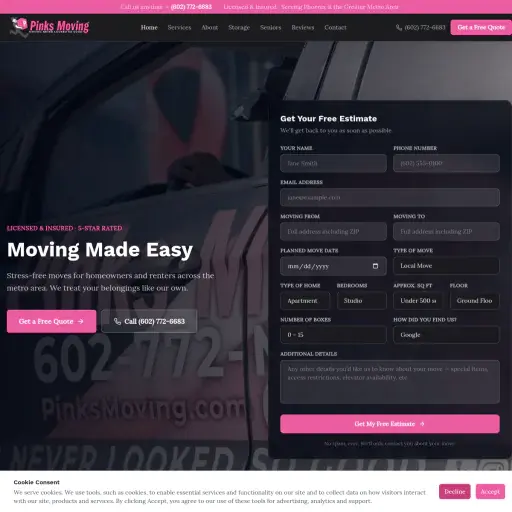 Pinksmoving
