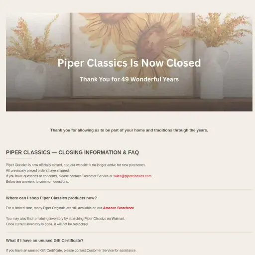 Piper Classics Country Store