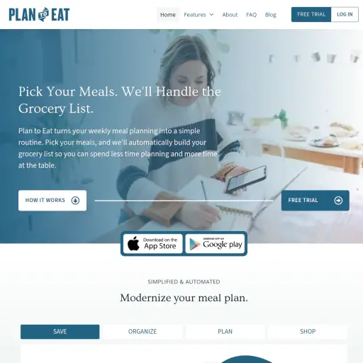 Eat real food. Eat together. PlanToEat.com.