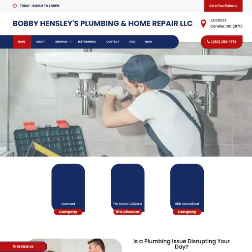 Bobby Hensley's Plumbing & Home Repair LLC
