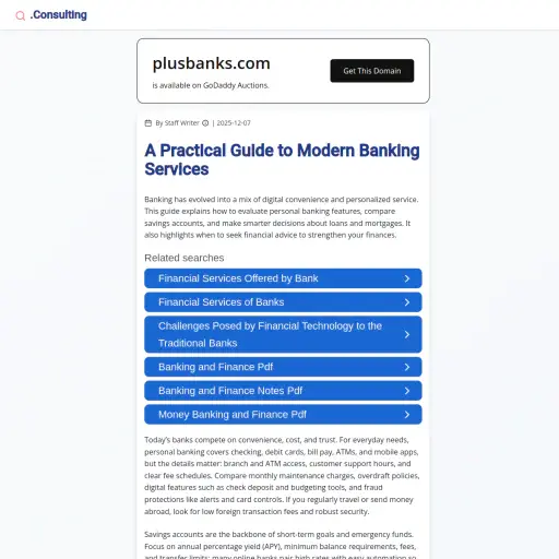 Plusbanks