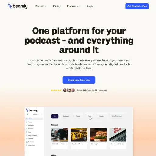 podcastpage.io