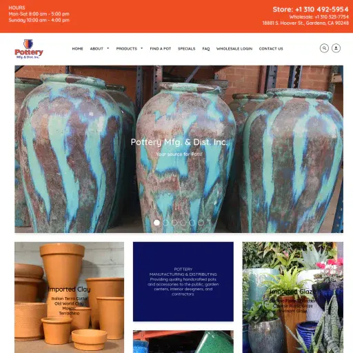 Pottery Manufacturing and Distributing, Inc.