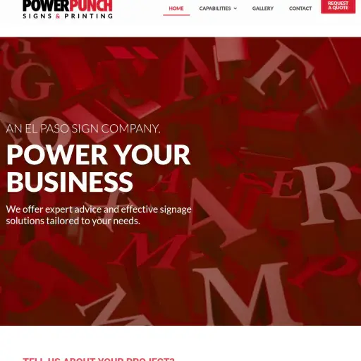 Power Punch Signs & Printing
