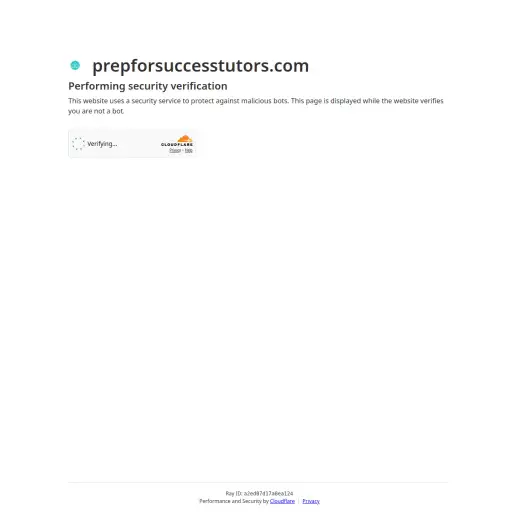 Prep For Success Tutors