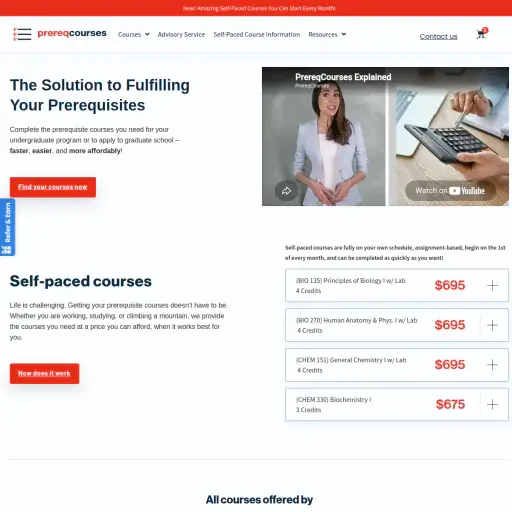 PrereqCourses