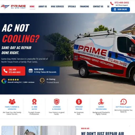 Prime AC and Heat