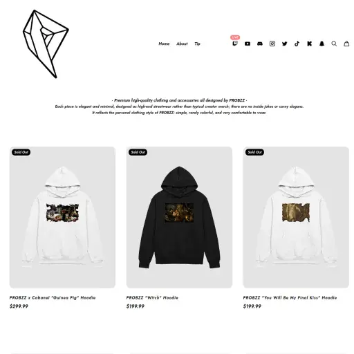 PROBZZ Official Merch Store