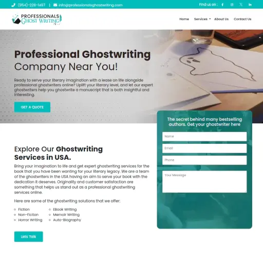 Professionals Ghost Writing