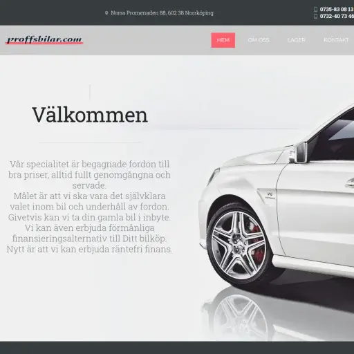 Proffsbilar