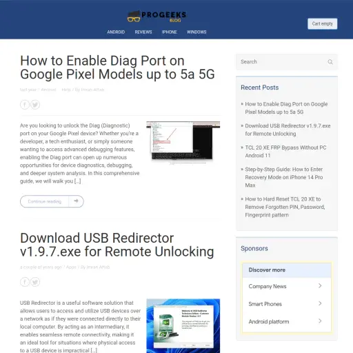 Progeeks Blog