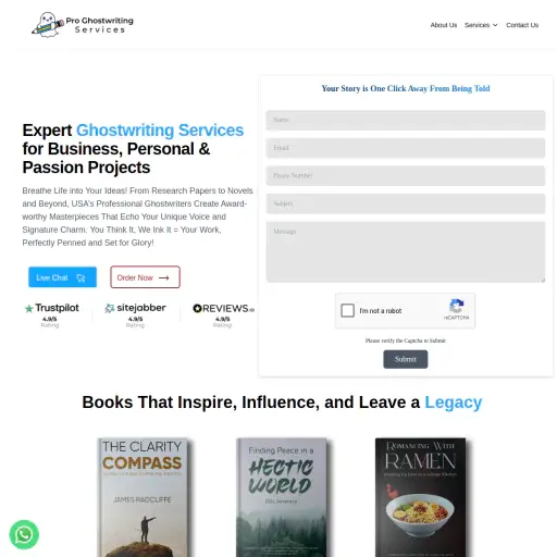 Pro Ghostwriting Services